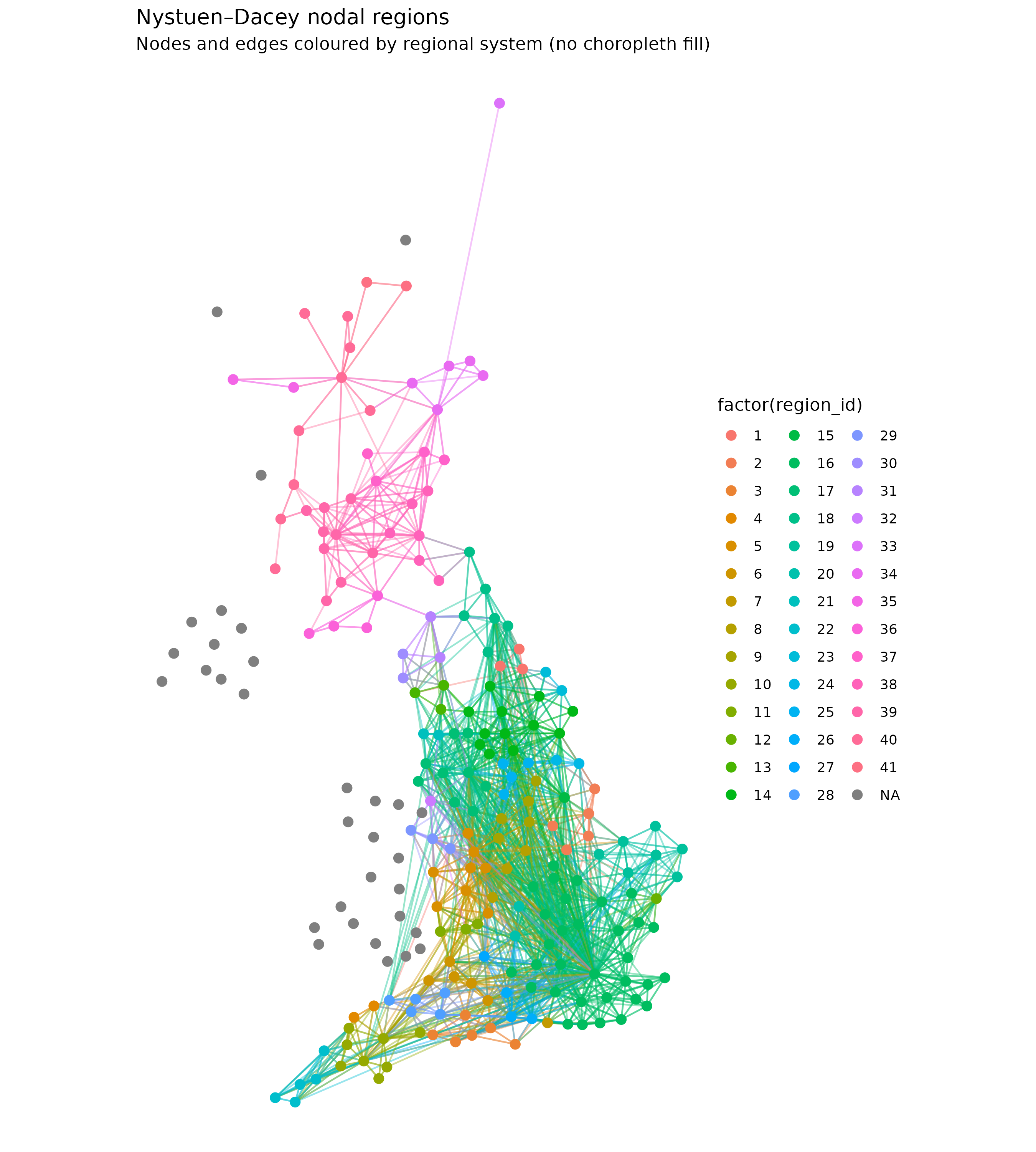 Nystuen–Dacey partition map
